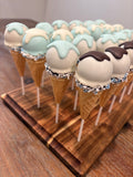 Chocolate Cake Pop Cones(6)